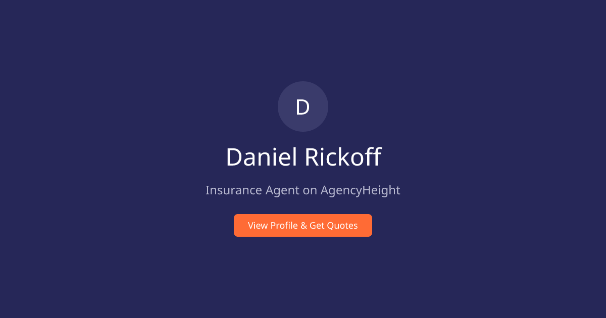 Daniel Rickoff | Insurance Agent in Portland, ME | AgencyHeight ...