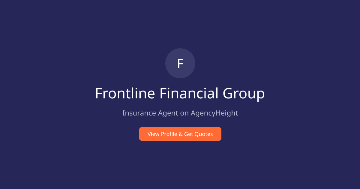 Frontline Financial Group | Insurance Agent in Rancho Cucamonga, CA ...