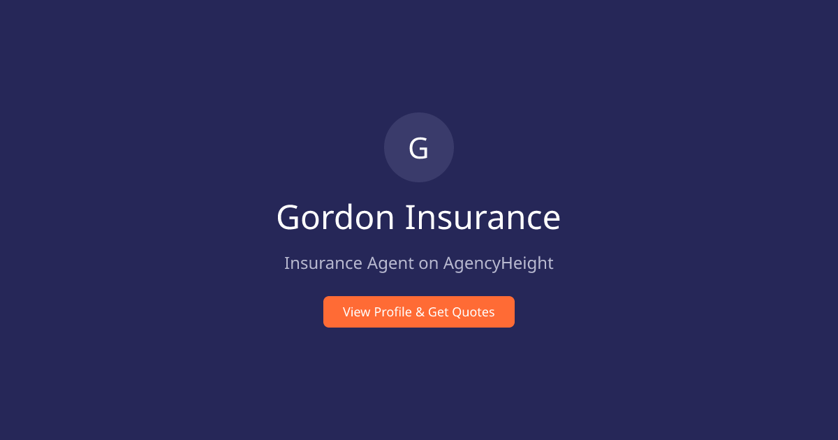 Gordon Insurance | Insurance Agent in Montgomery Village, MD ...
