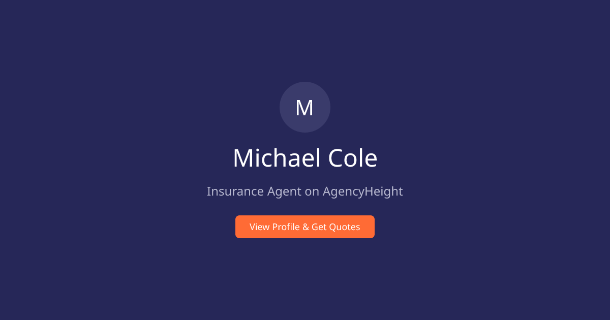 Michael Cole | Insurance Agent in Hillsborough Township, NJ ...