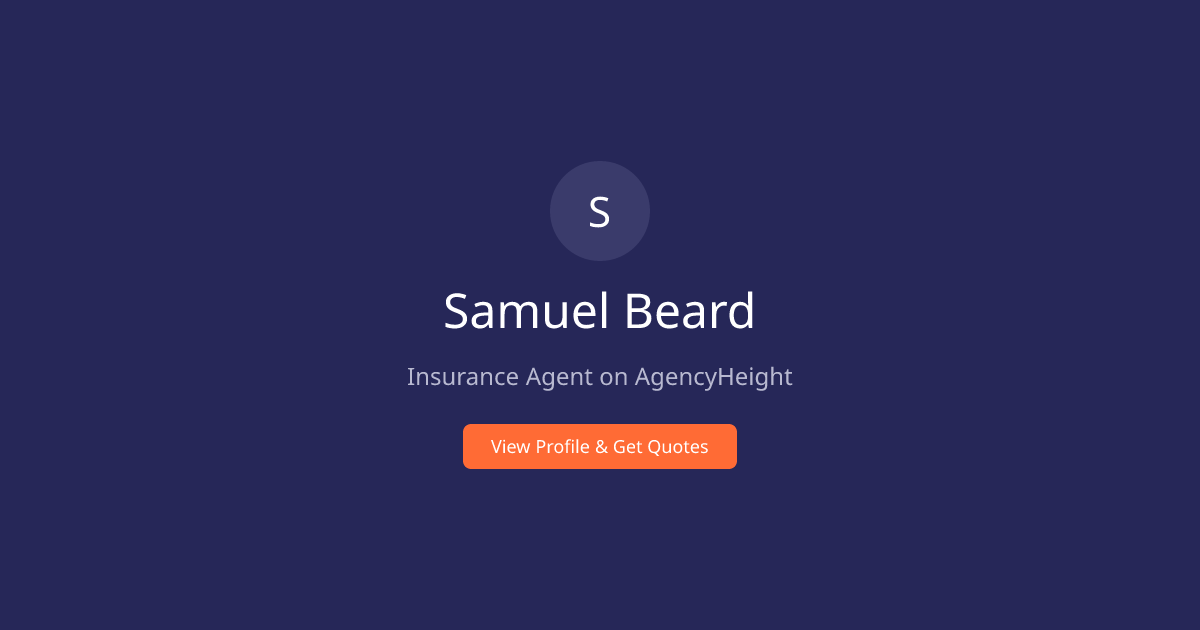 Samuel Beard | Insurance Agent in Brooklyn Park, MN | AgencyHeight