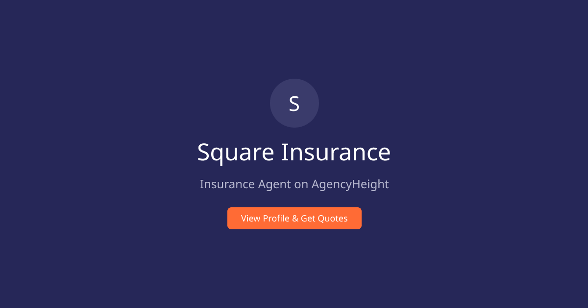 Square Insurance | Insurance Agent in Chicago, IL | AgencyHeight ...