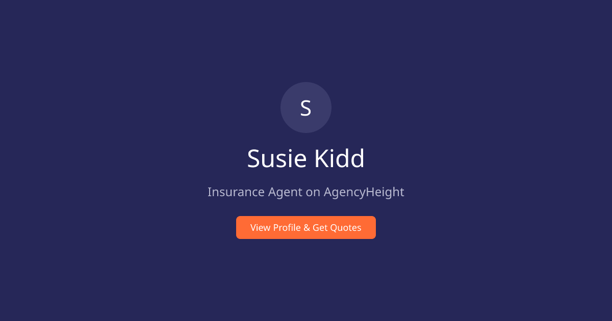 Susie Kidd | Insurance Agent in Mount Pleasant, NC | AgencyHeight ...