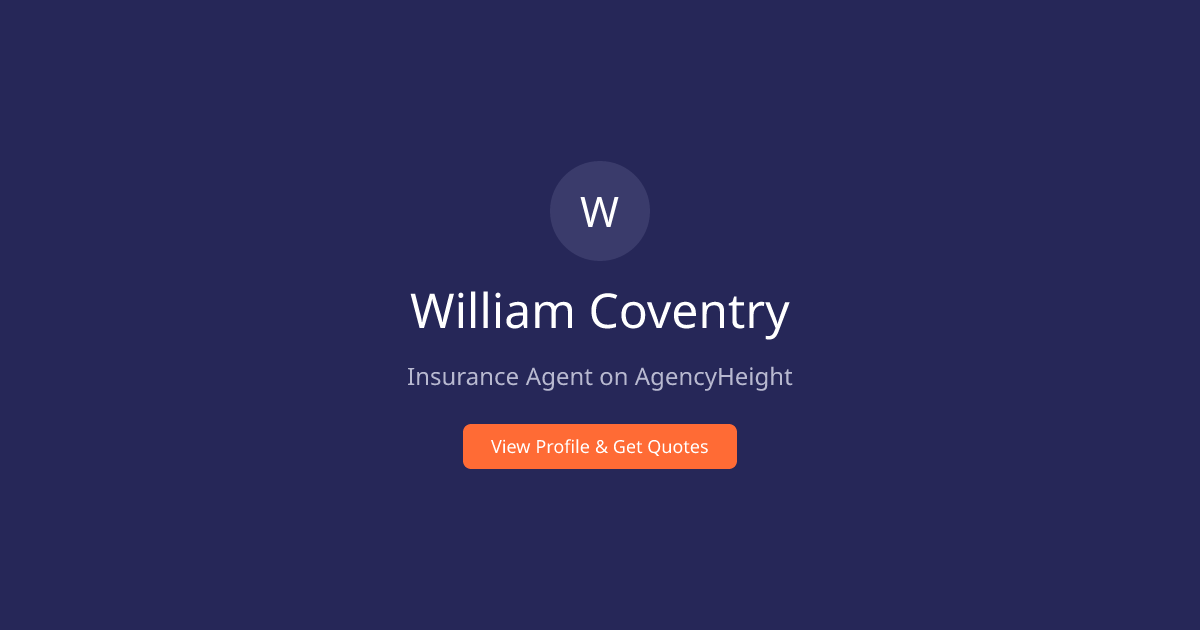 William Coventry | Insurance Agent in Altamonte Springs, FL ...
